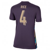 Anglicko Declan Rice #4 Vonkajší Ženy futbalový dres ME 2024 Krátky Rukáv
